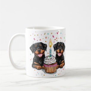 Mug Chiens Rottweiler d'anniversaire