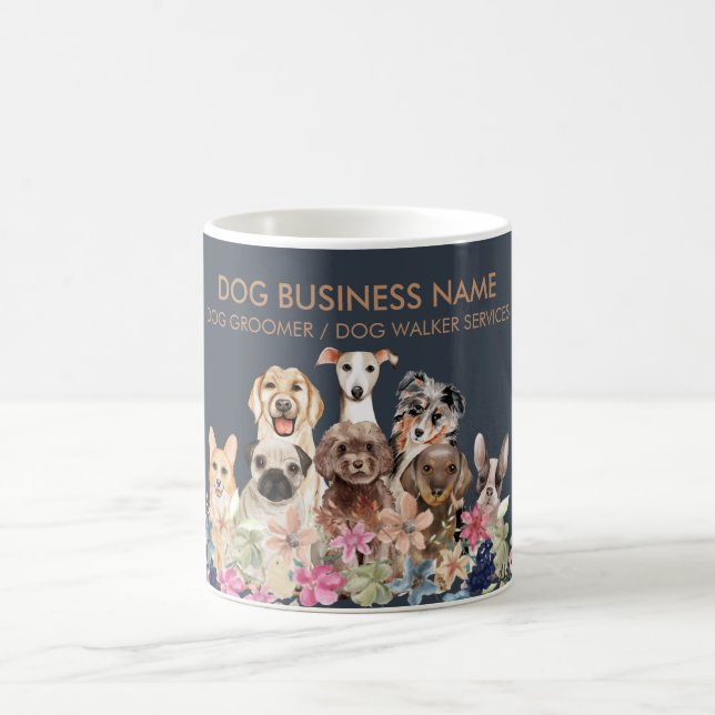 Mug Chiens Walker Brown de la Marine (Centre)