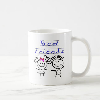 Mug Chiffre de bâton de meilleurs amis