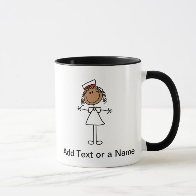 Mug Chiffre T-shirts et cadeaux de bâton (Droite)