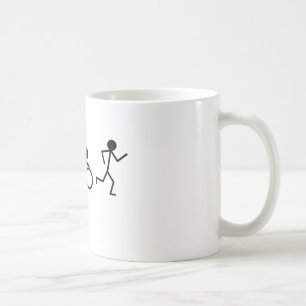 Mug Chiffres de bâton de triathlon