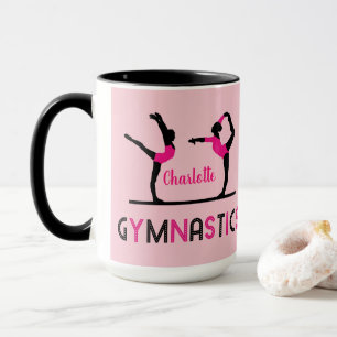 Mug Chiffres de gymnaste Filles mignonnes Gymnastique 
