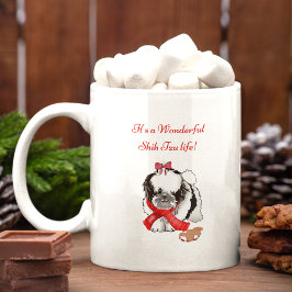 Mug Chih Tzu Messy & Adorable Avec Jouet En Pain D'Enf
