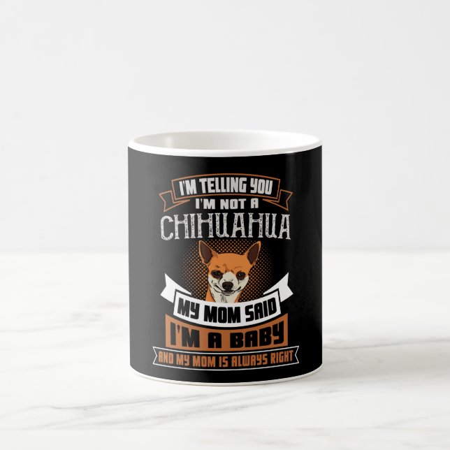 Mug Chihuahua, chiot dit avec un Chihuahua (Centre)