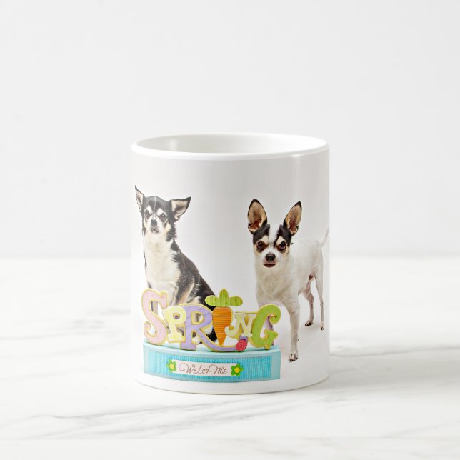 Mug Chihuahua du printemps (Centre)