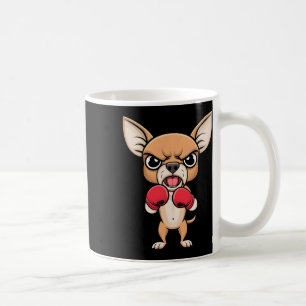 Mug Chihuahua en colère avec des gants de boxe Animaux