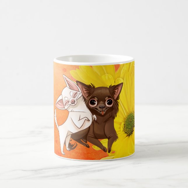 Mug Chihuahua Meilleure musique d'amis (Centre)