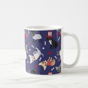 Mug Chihuahua Motif patriotique