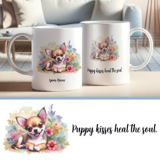 Mug Chihuahua personnalisé avec citation inspirant