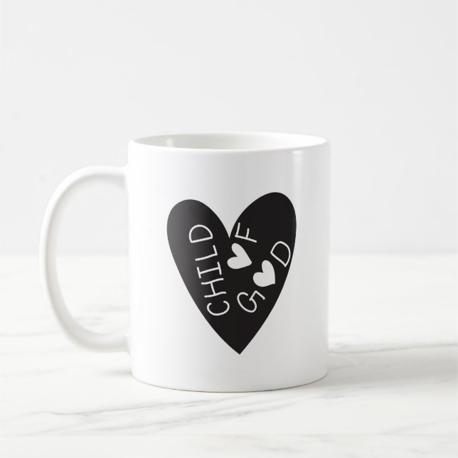 Mug Child of God Black Heart (Gauche)
