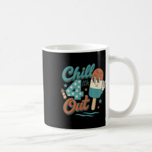 Mug Chill 4th Out - Funny Retro 4 juillet glace crème