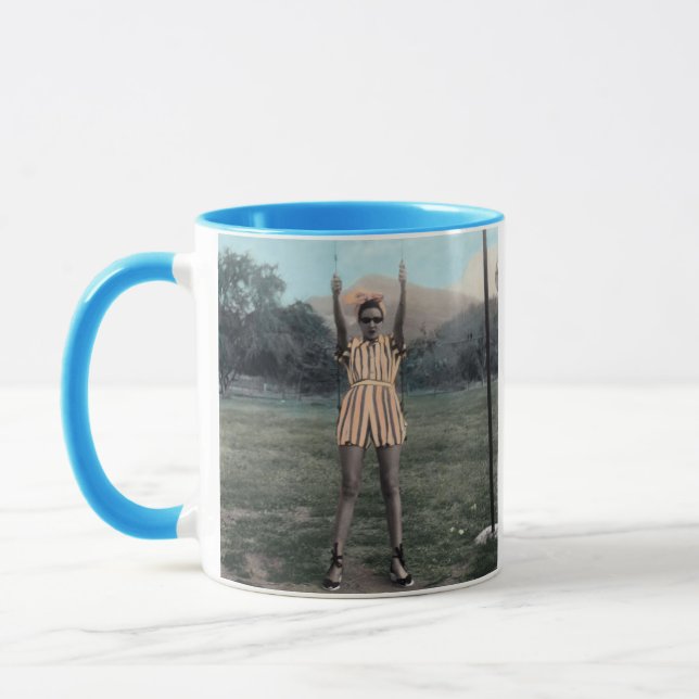 Mug Chillin' Chica - Bleu (Gauche)