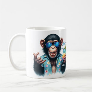 Mug Chillin Chill Chill Été - Lunettes de soleil & Coc