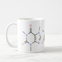 "Chimie de la caféine moléculaire"