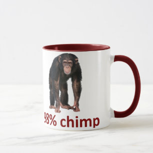 Mug chimpanzé de 98%