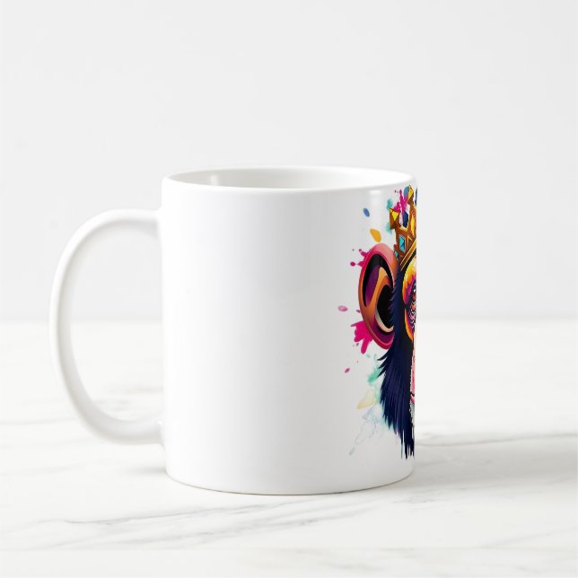 Mug Chimpanzé King Crown Tee (Gauche)