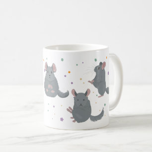 Mug Chinchillas faisant du yoga