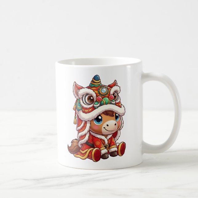 Mug Chinese New Year Horse 2026 Zodiac (Droite)