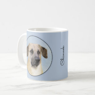 Mug Chinook (Oreilles Laissées) Peinture - Art Chien o