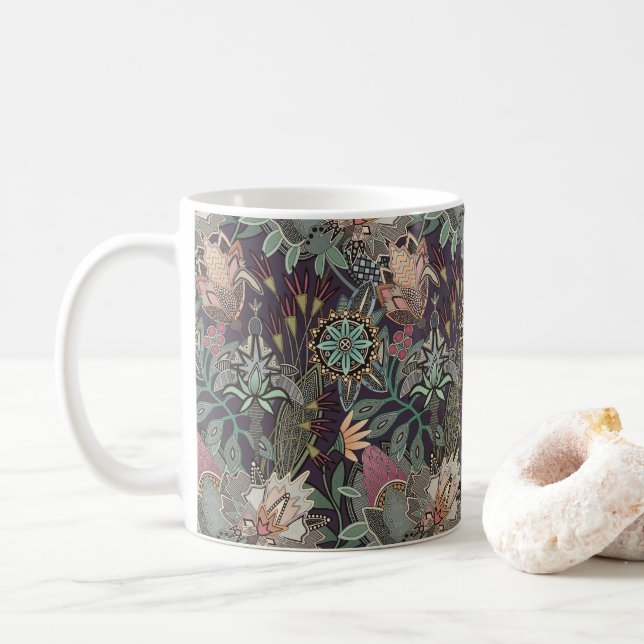 Mug chintz steampunk raisin (Avec donut)