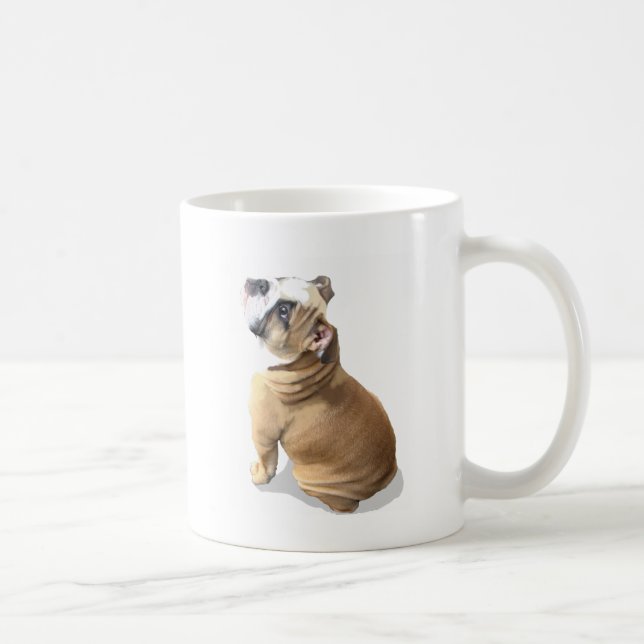 Mug Chiot anglais de bouledogue (Droite)