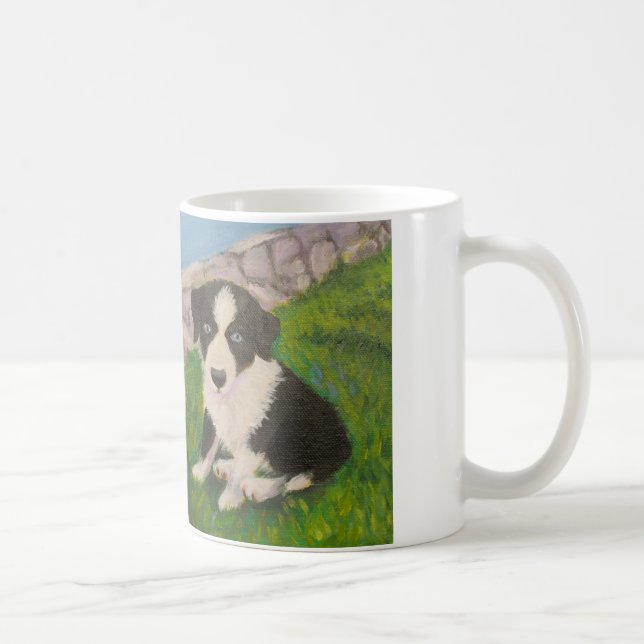 Mug Chiot bleu (Droite)