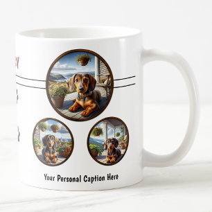 Mug Chiot Dachshund personnalisable