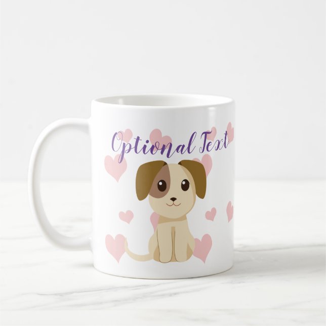 Mug Chiot doux (Gauche)