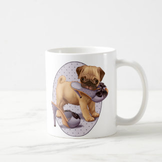 Mug Chiot et chaussure de carlin