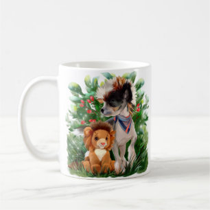 Mug Chiot et lion de jouet chinois