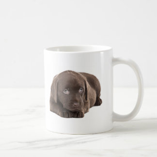 Mug Chiot mignon de Labrador de chocolat