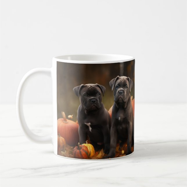 Mug Chiots Cane Corso Délice d'Automne Citrouille (Gauche)