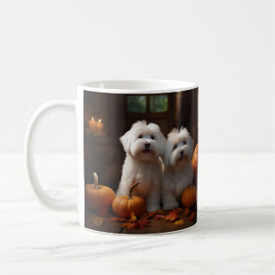 Mug Chiots Coton De Tulear Délice d'Automne Citrouille