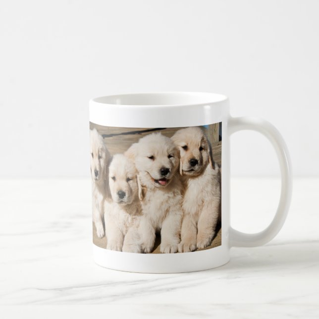 Mug Chiots de golden retriever (Droite)