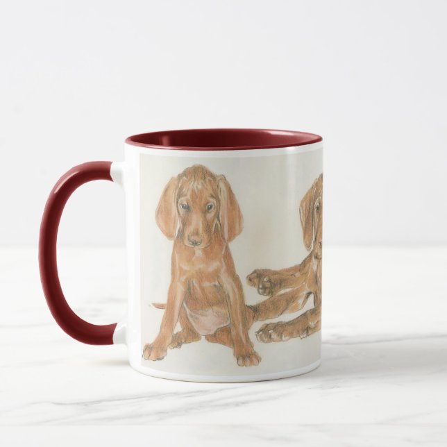 Mug Chiots hongrois de Vizsla (Gauche)