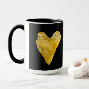 Mug Chip de pomme de terre en forme de coeur