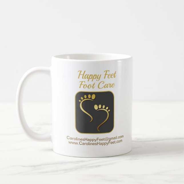 Mug Chiropodiste podiatre Pedicure Foot Care Business (Gauche)