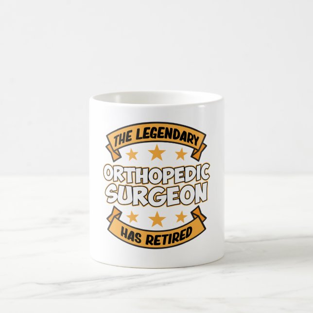 Mug Chirurgie de retraite pour chirurgien orthopédique (Centre)
