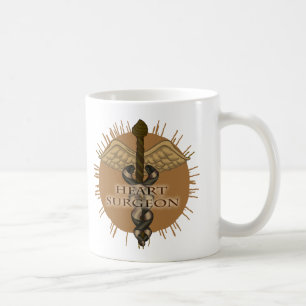 Mug Chirurgien cardiaque Caducée