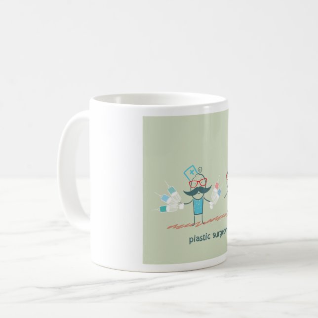 Mug Chirurgien plastique (Devant gauche)