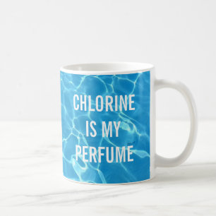 Mug Chlorine Est Mon Parfum Piscine Typographique