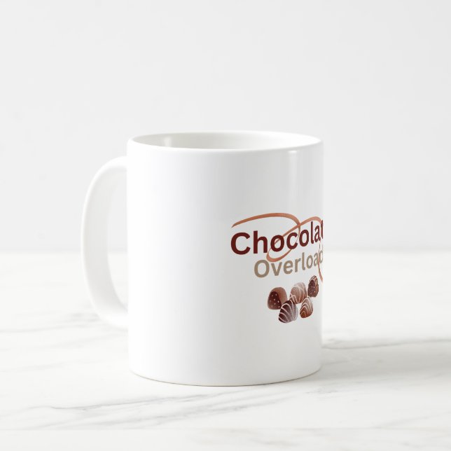 Mug Chocolat - Surcharge de bouchons (Devant gauche)