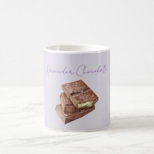 Mug Chocolat Vert Pistache Lavande Violet