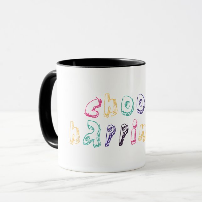 Mug Choisir le bonheur #14 (Devant gauche)