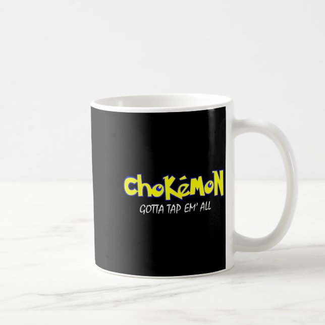 Mug Chokemon Gotta Tap Em All Funny Jiu Jitsu Mma Shor (Droite)