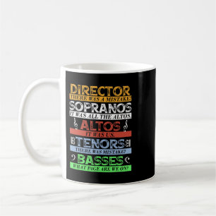 Mug Chorale de musique chanteur