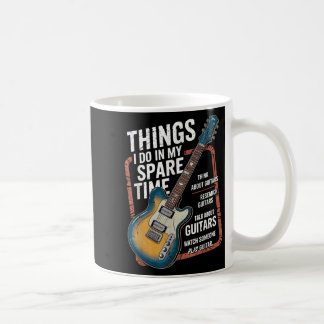 Mug Choses de guitare que je fais pendant mon temps li