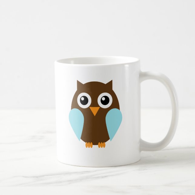 Mug Chouette bleue (Droite)