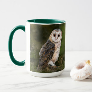 Mug Chouette de l'Ouest - Peinture à l'aquarelle géa