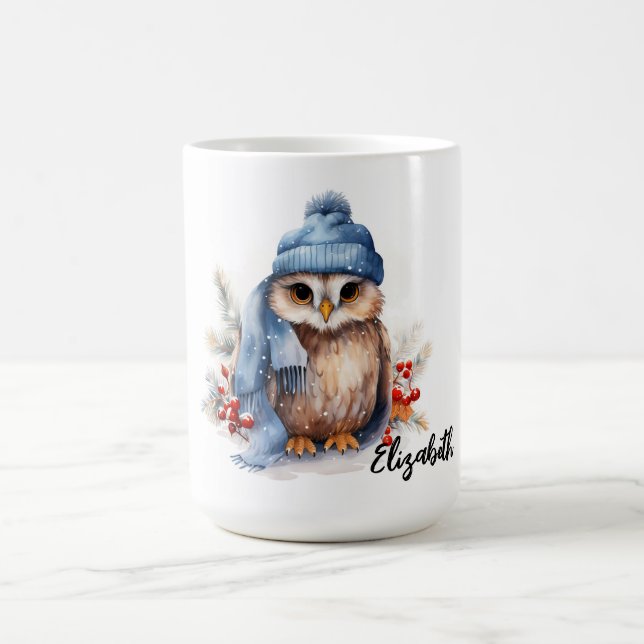Mug Chouette de Noël (Centre)